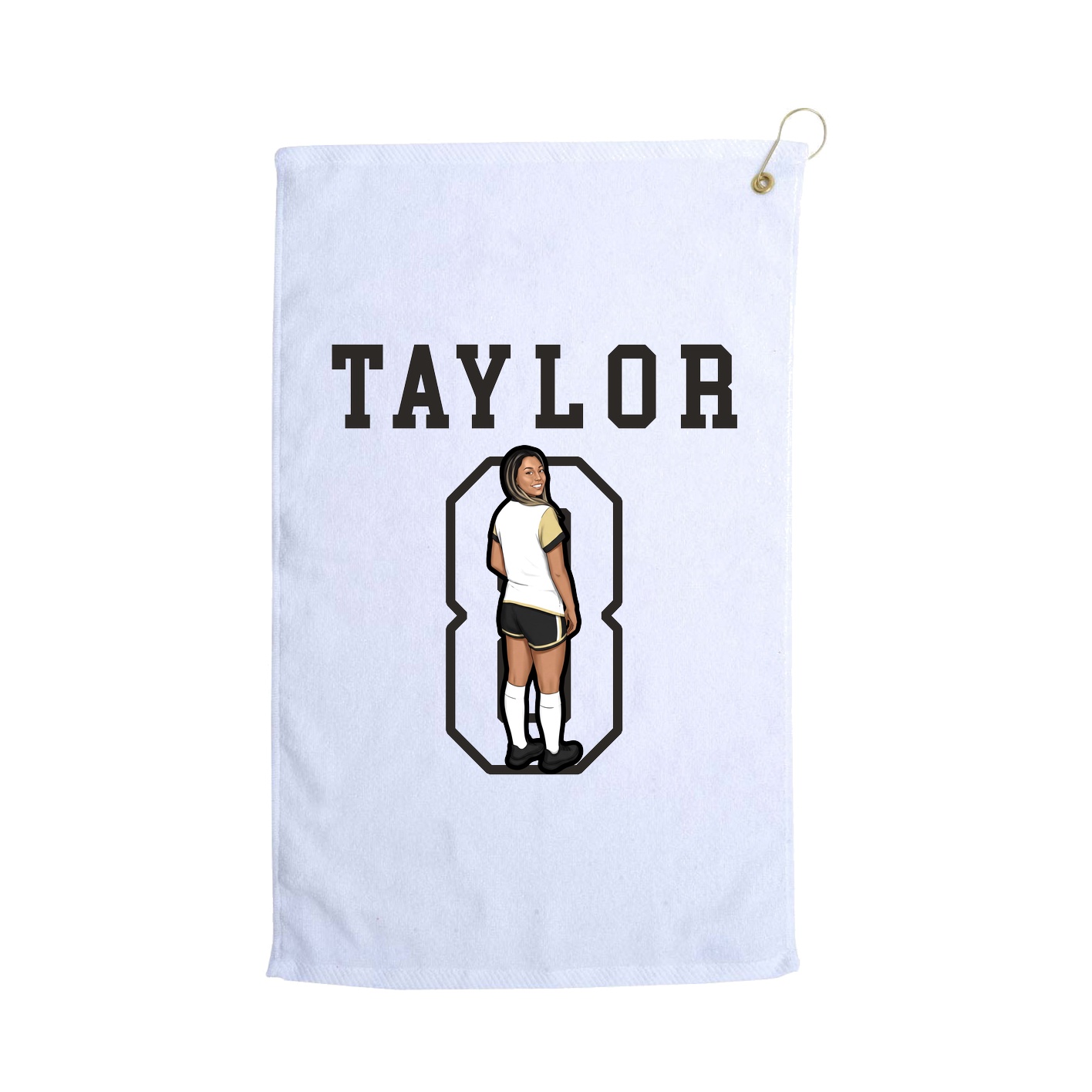 Golf Towel — Shirsey in White