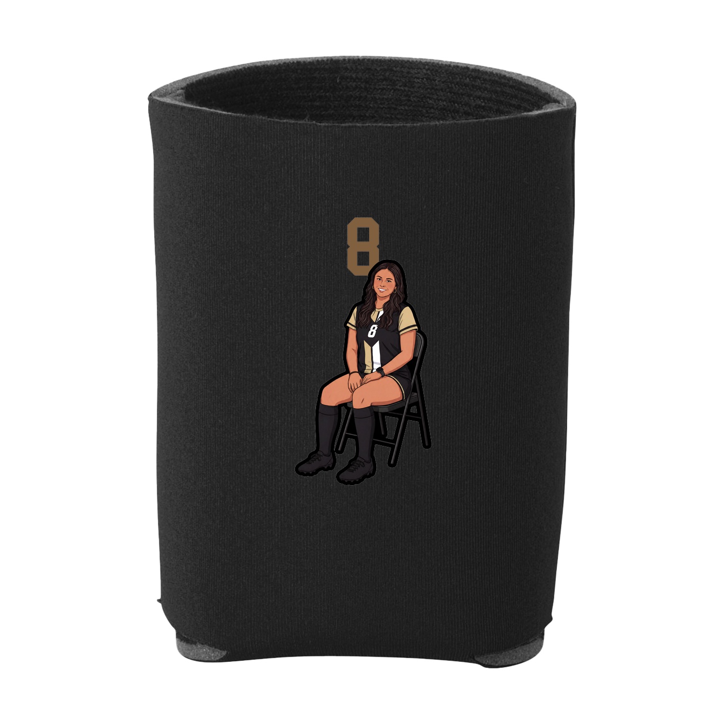 Can Holder — Number Top in Black