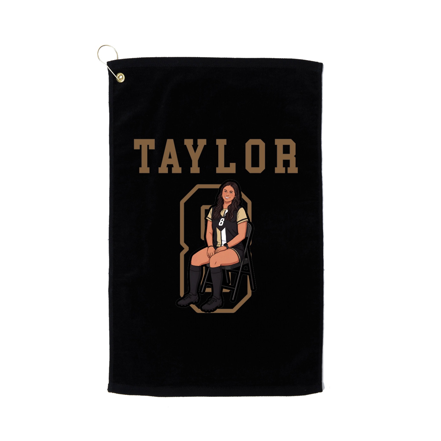 Golf Towel — Shirsey in Black