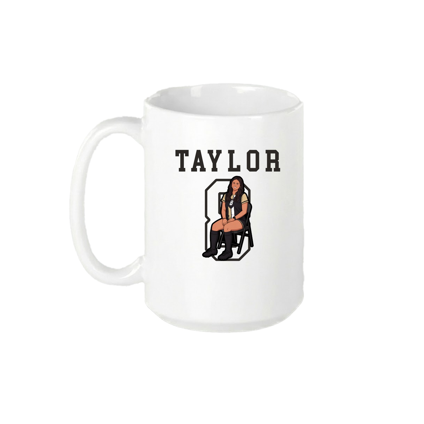 15oz Coffee Mug — Shirsey in White