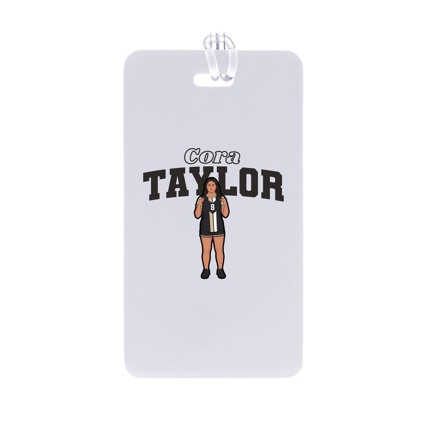 Bag Tag — Name Arch in Classic