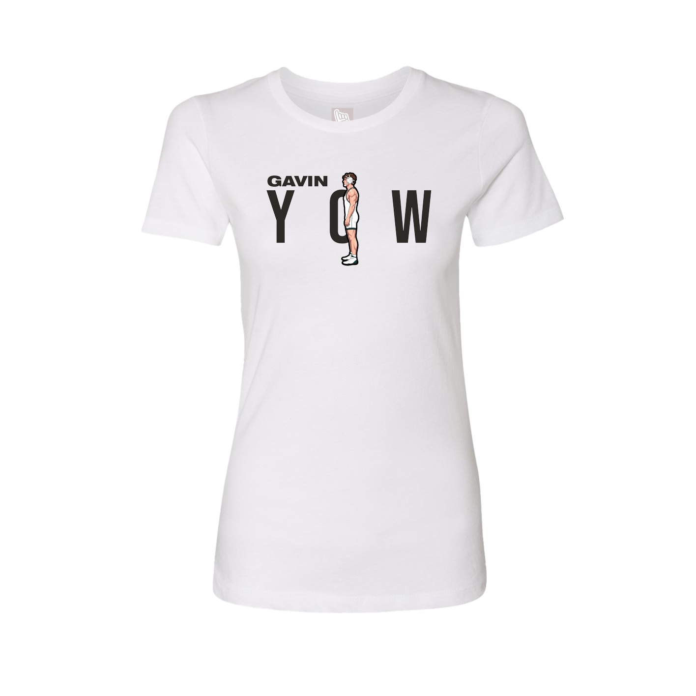 Womens Tee — Player Name in White