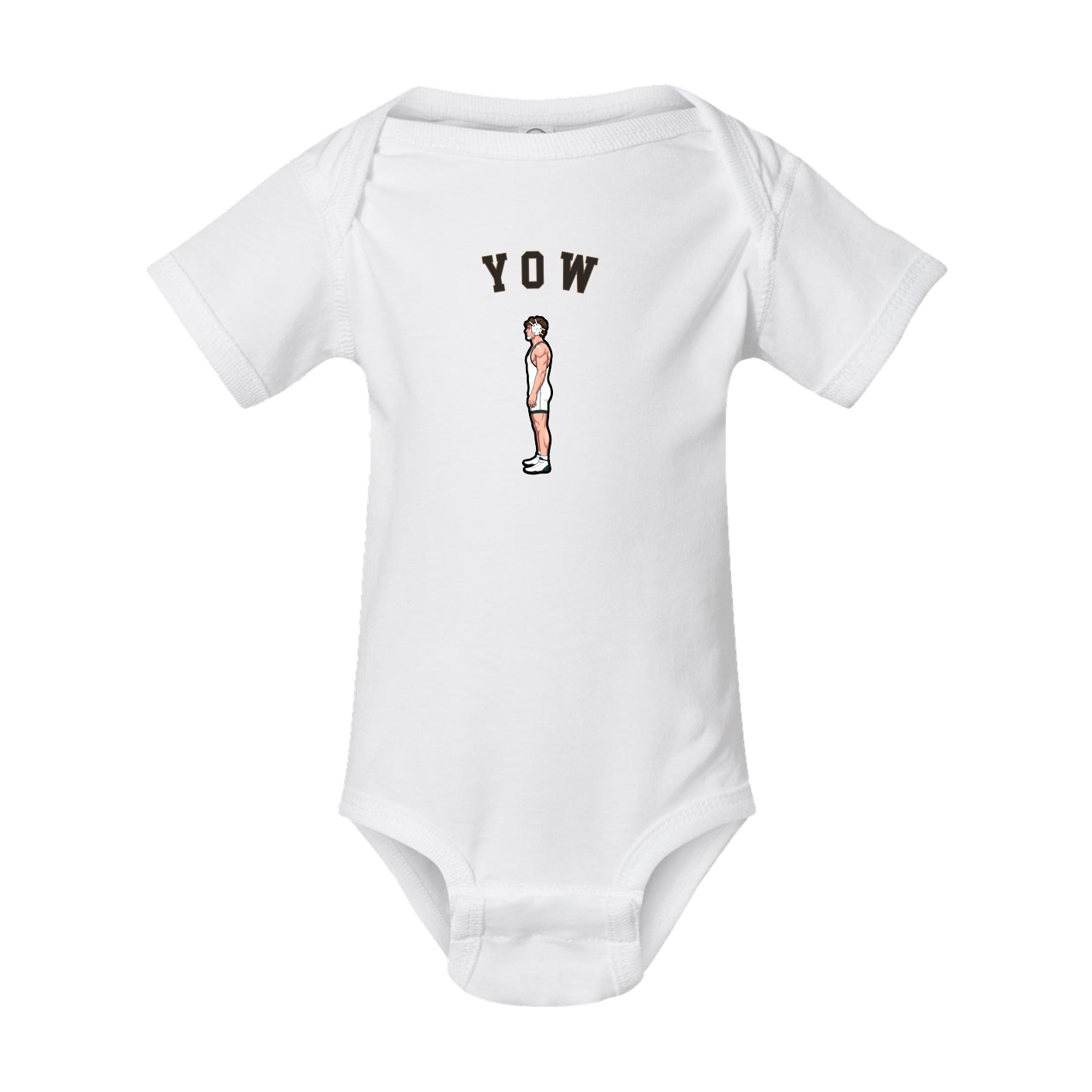 Baby Onesie — Shirsey Arch in White