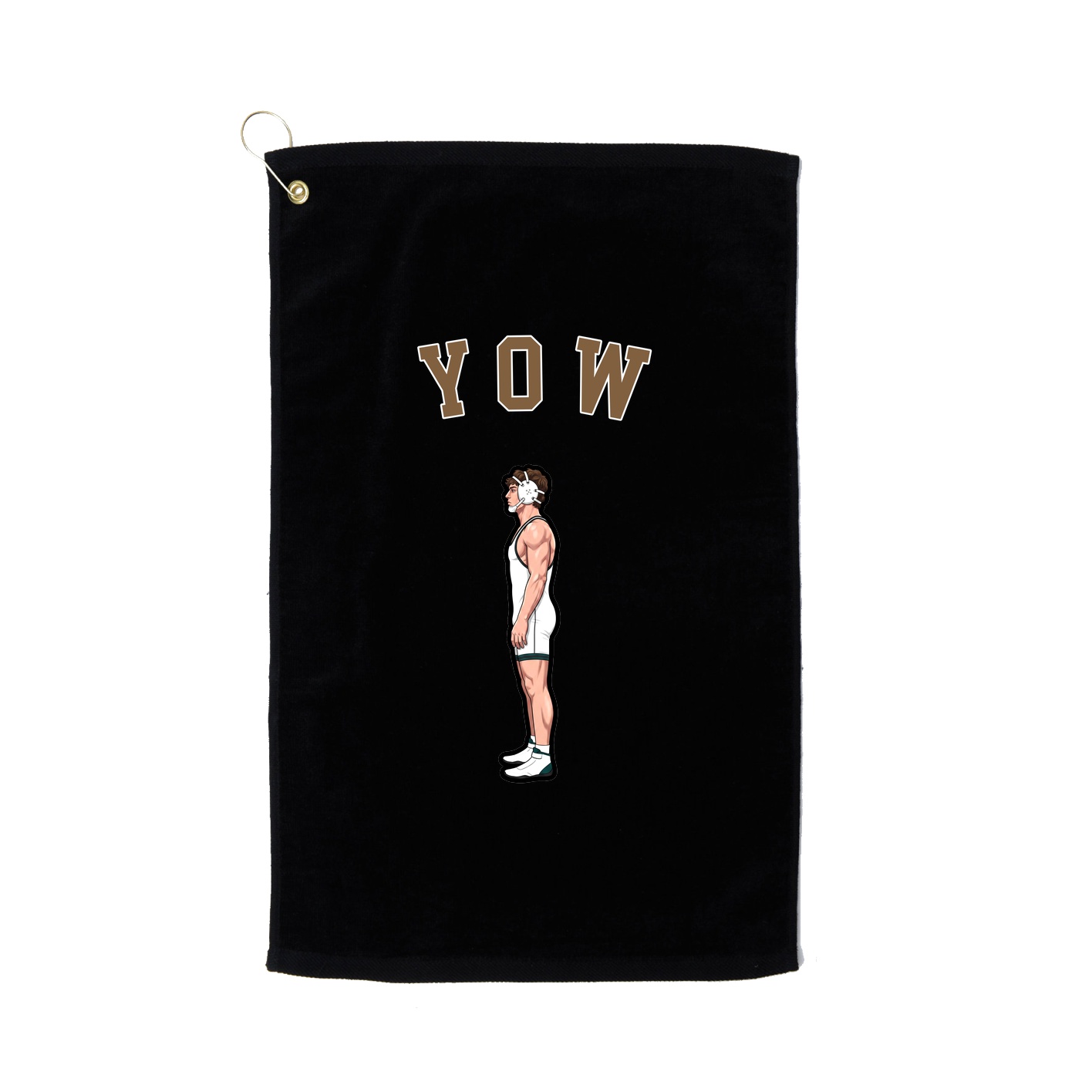 Golf Towel — Shirsey Arch in Black