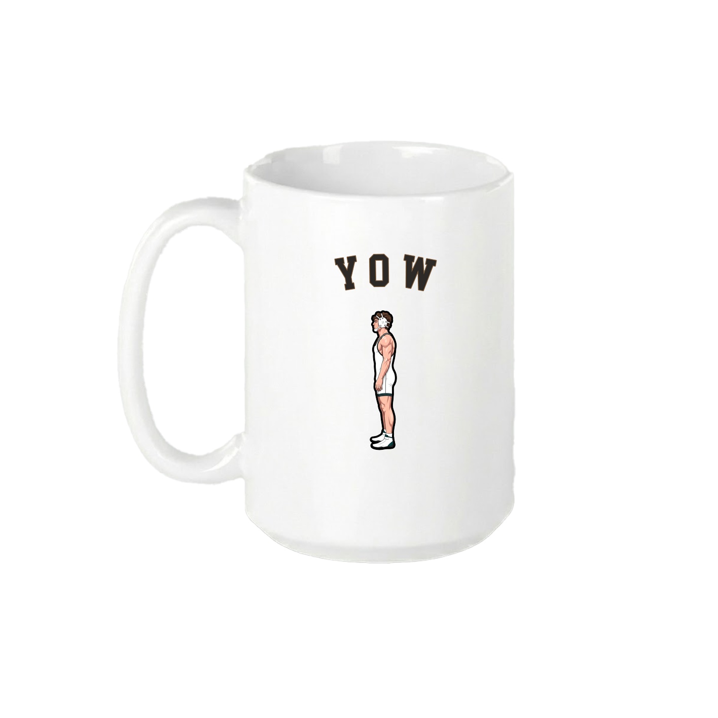 15oz Coffee Mug — Shirsey Arch in White