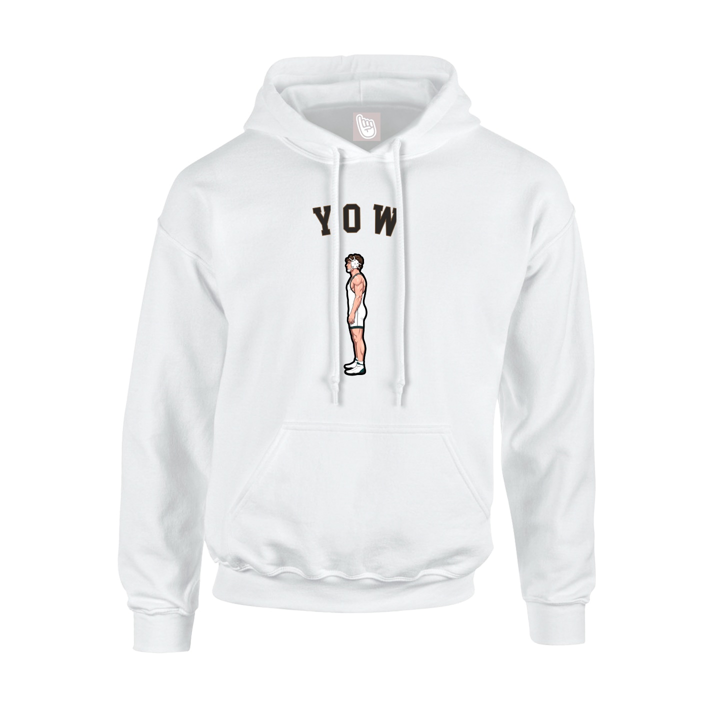 Hoodie — Shirsey Arch in White