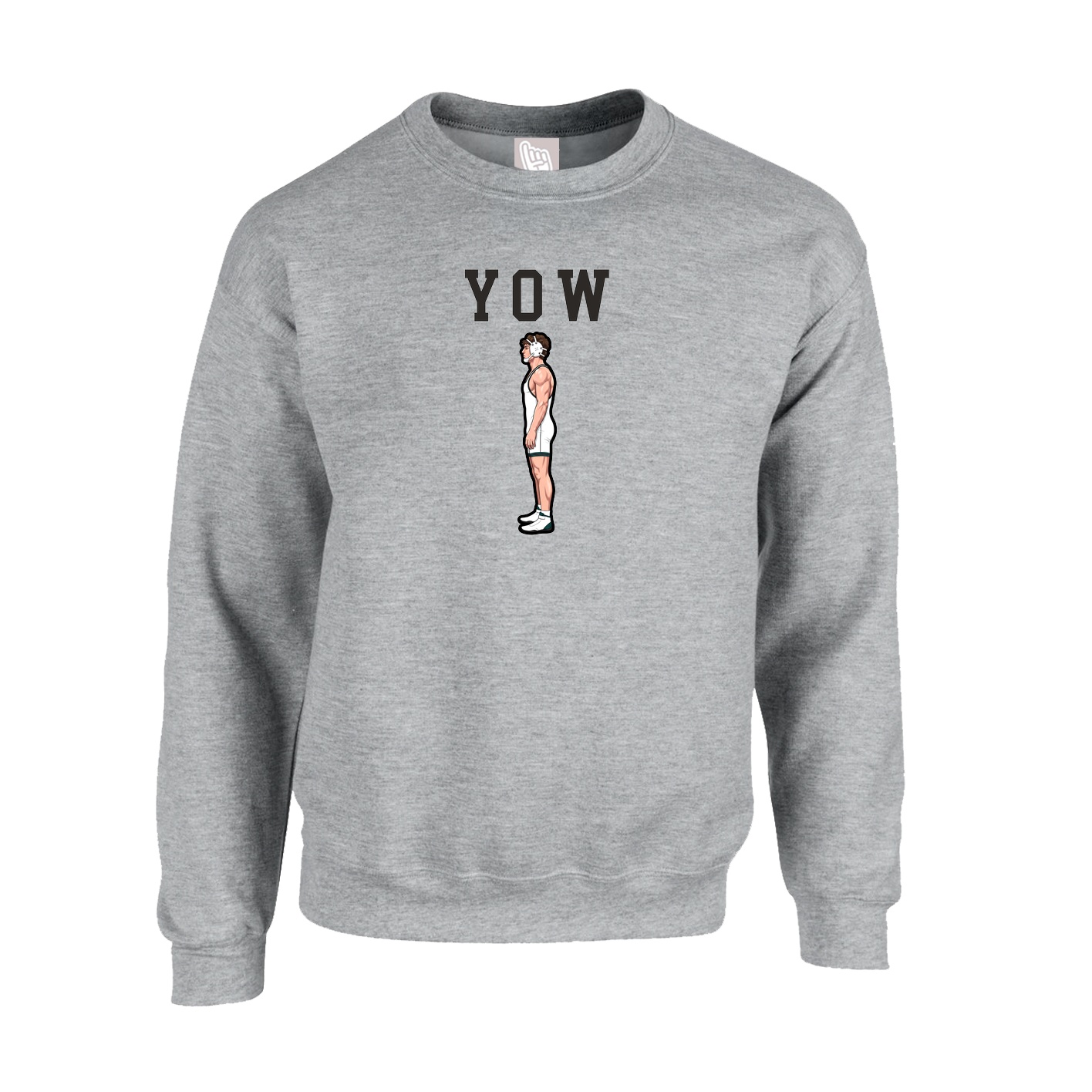 Fleece Crew — Shirsey in Grey