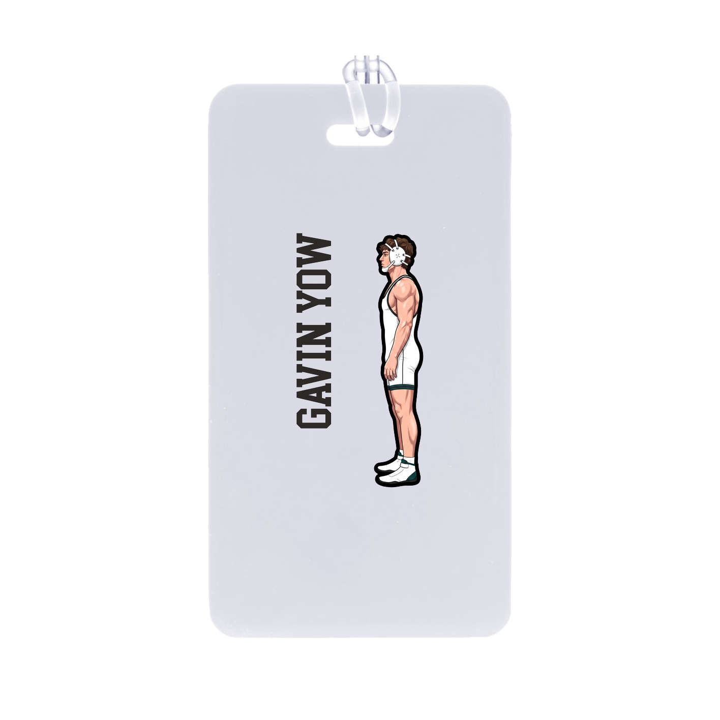 Bag Tag — Name Vertical in Classic