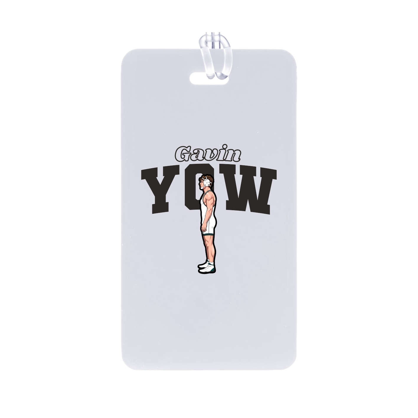 Bag Tag — Name Arch in Classic