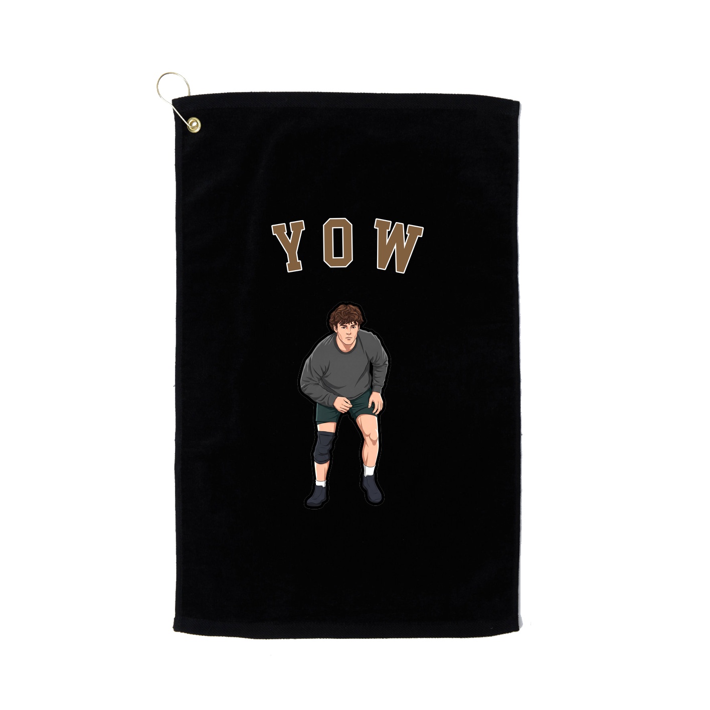Golf Towel — Shirsey Arch in Black