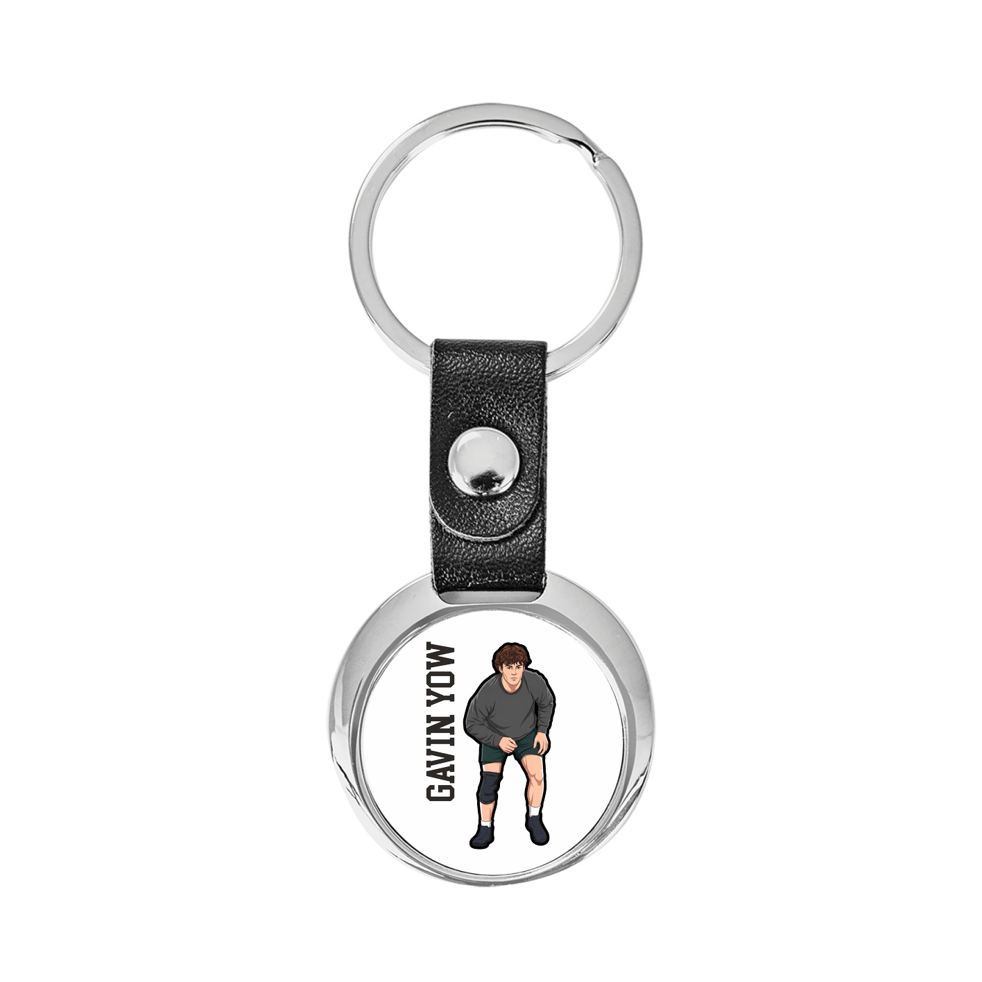 Key Chain — Name Vertical in Classic