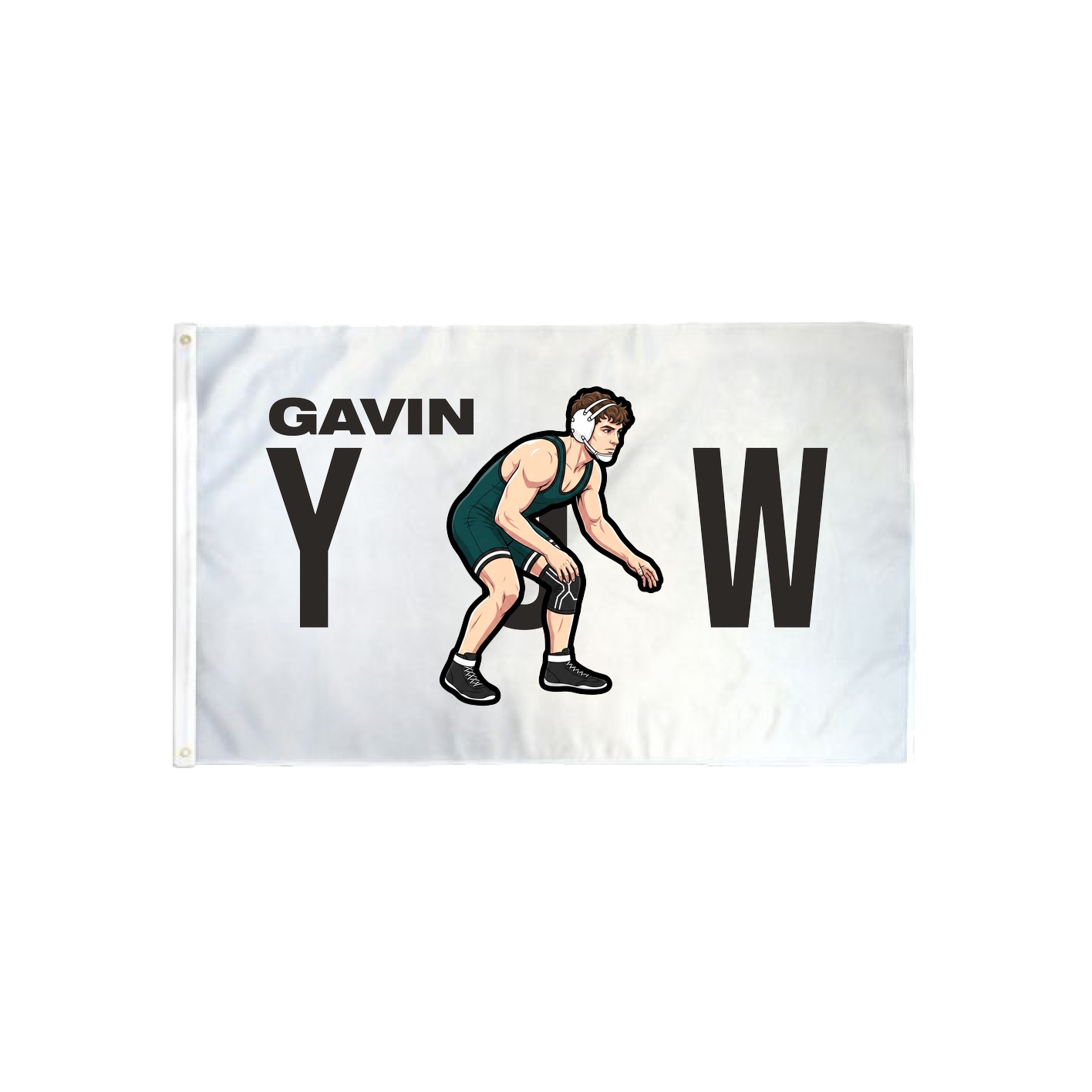 3x5 Flag — Player Name in Classic