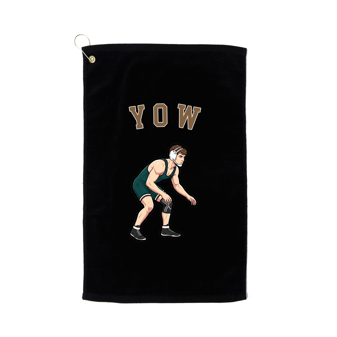 Golf Towel — Shirsey Arch in Black