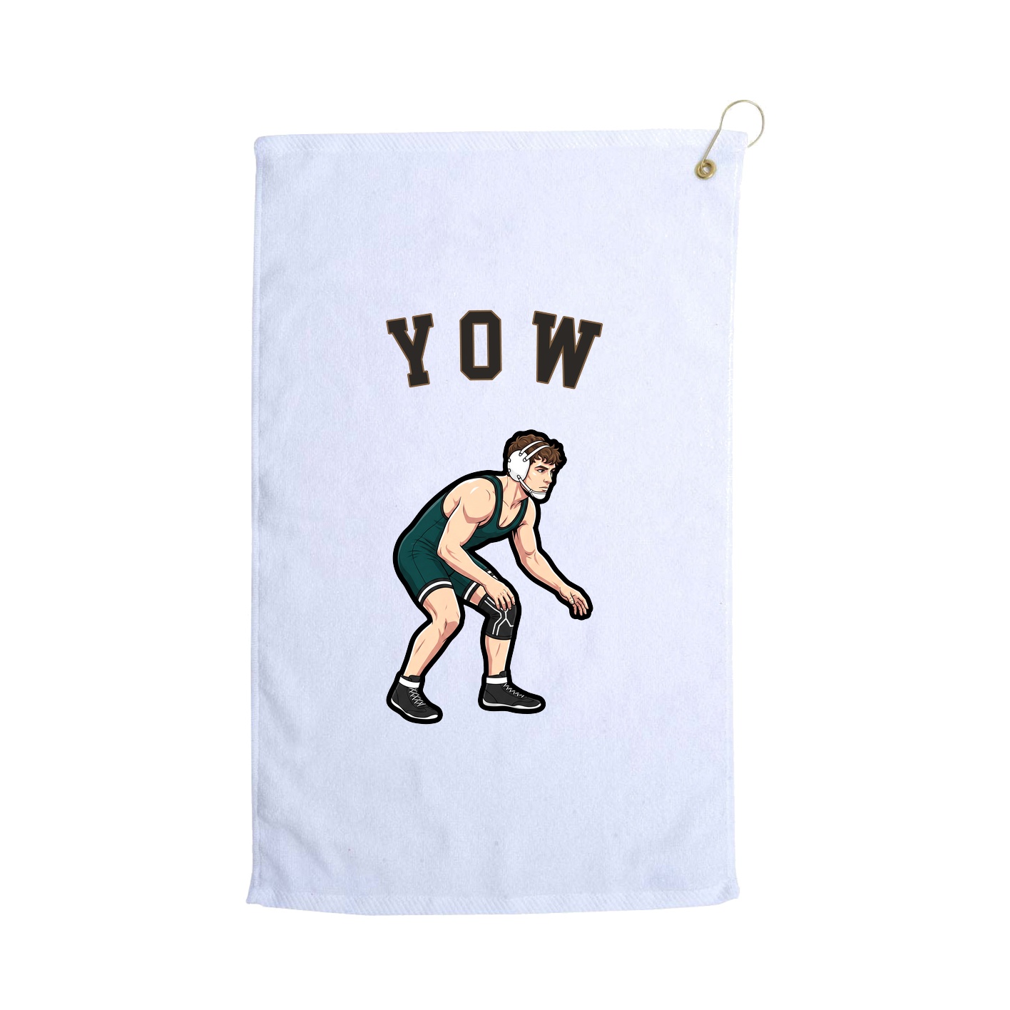 Golf Towel — Shirsey Arch in White