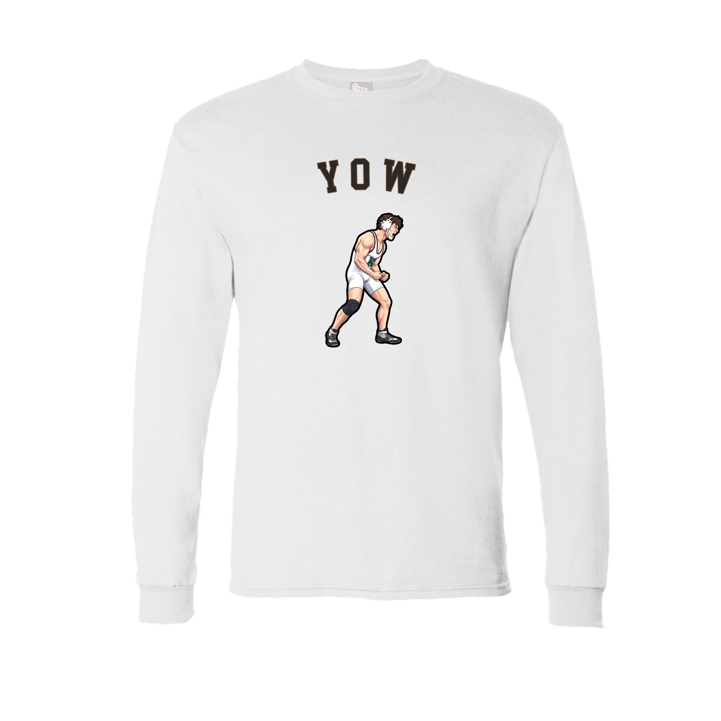 Long Sleeve Tee — Shirsey Arch in White