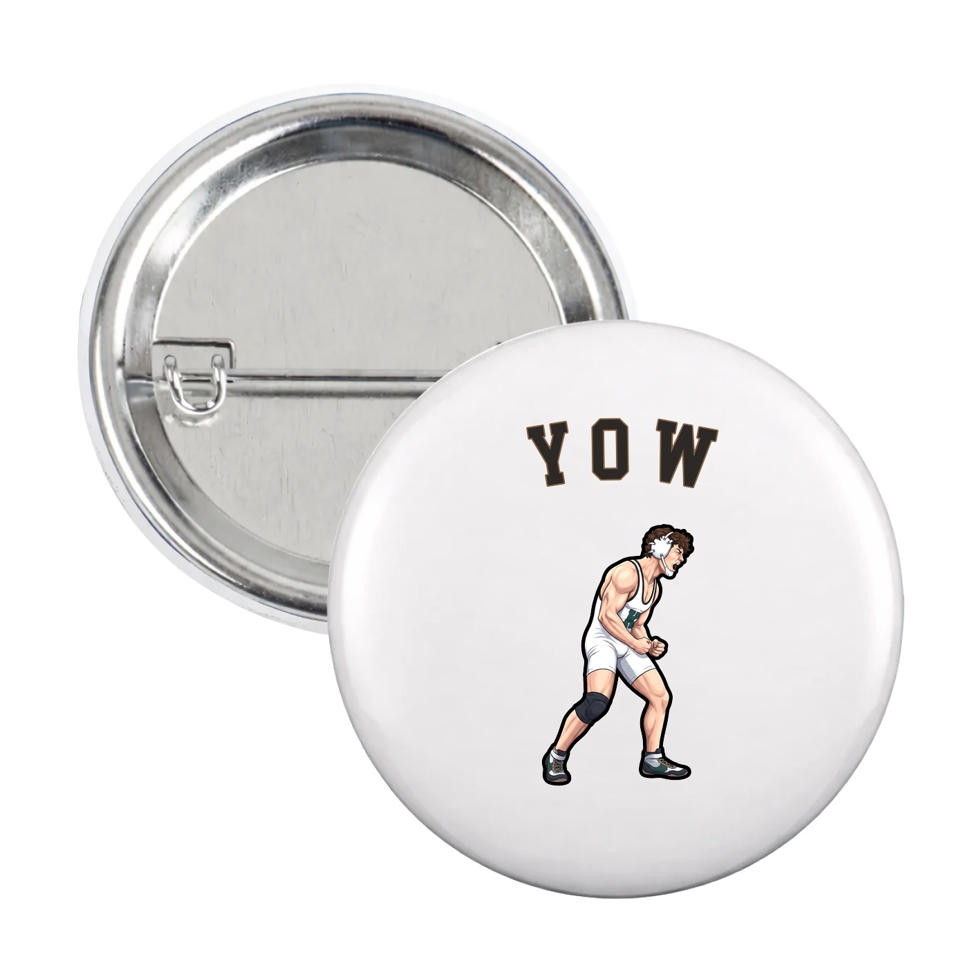 Game Day Button — Shirsey Arch in White