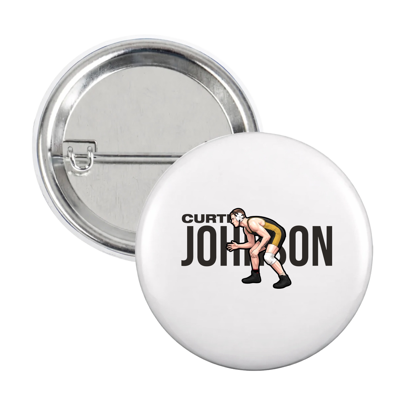 Game Day Button — Player Name in White