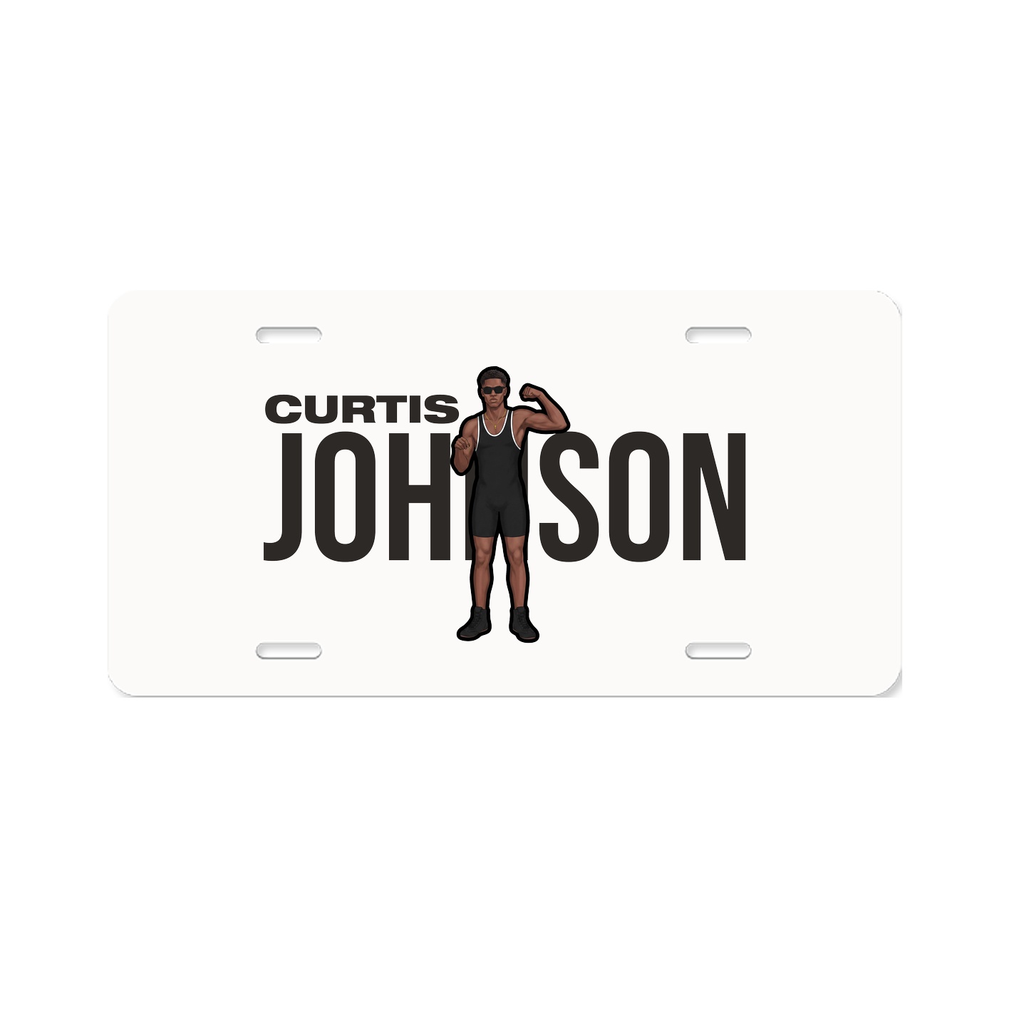 License Plate — Player Name in Classic