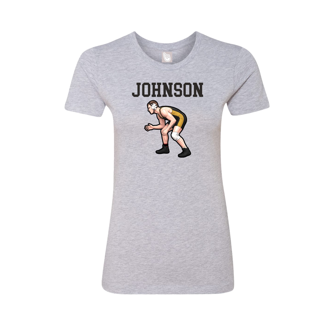 Fitted Women's Tee — Shirsey in Grey