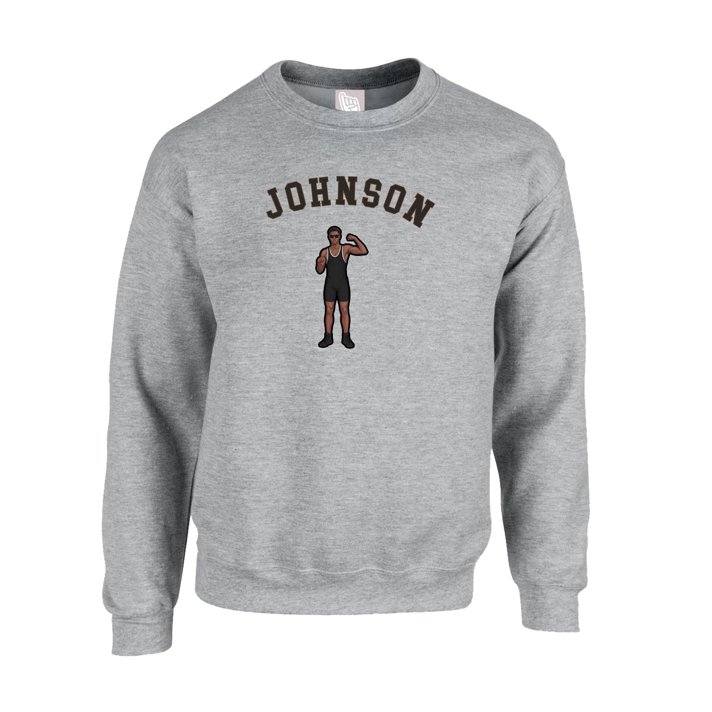 Fleece Crew — Shirsey Arch in Grey