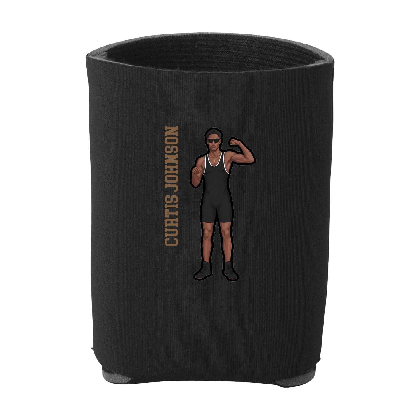 Can Holder — Name Vertical in Black