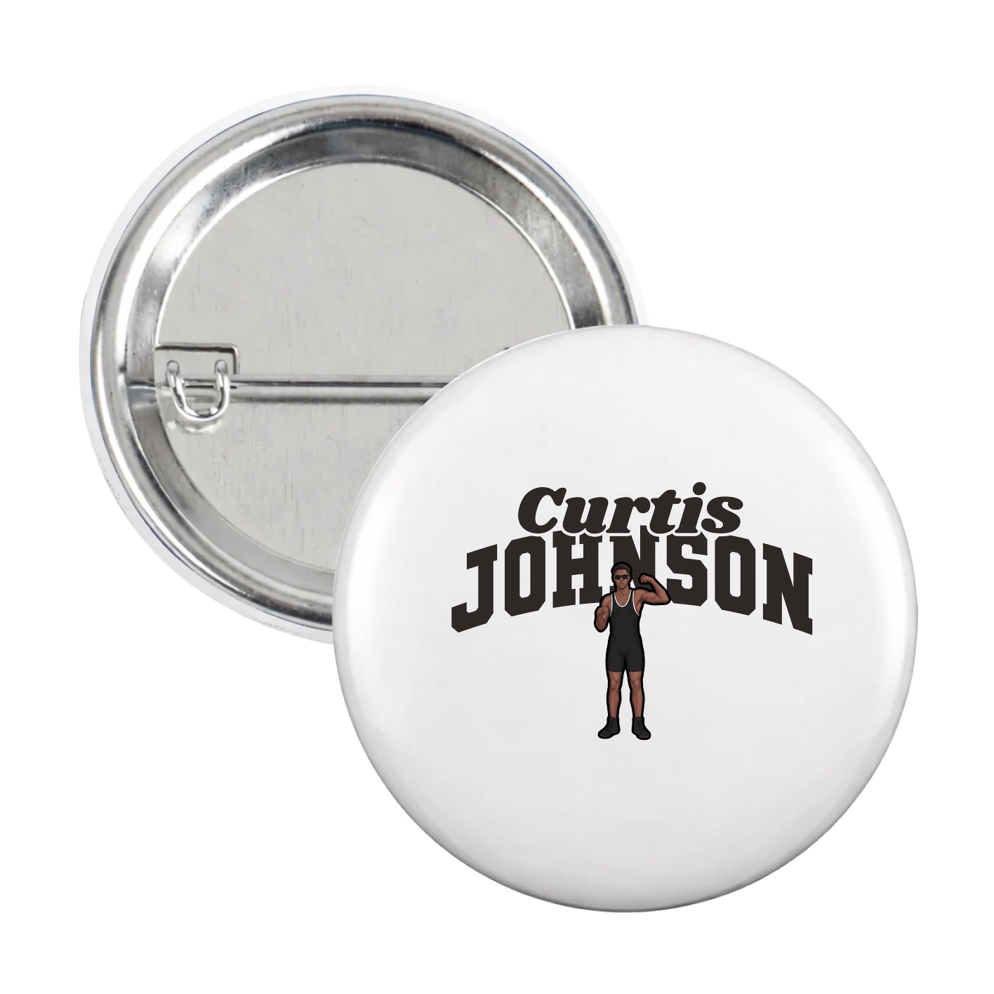 Game Day Button — Signature Arch in White