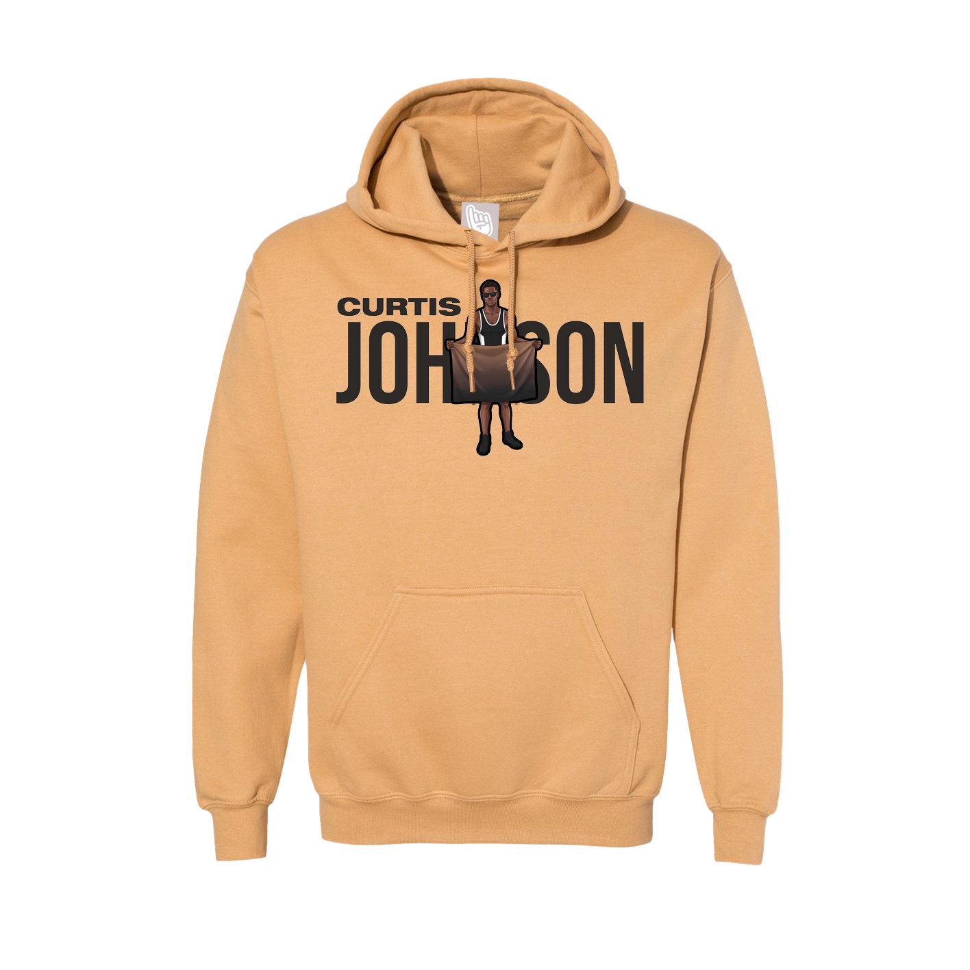 Hoodie — Player Name in Vegas Gold