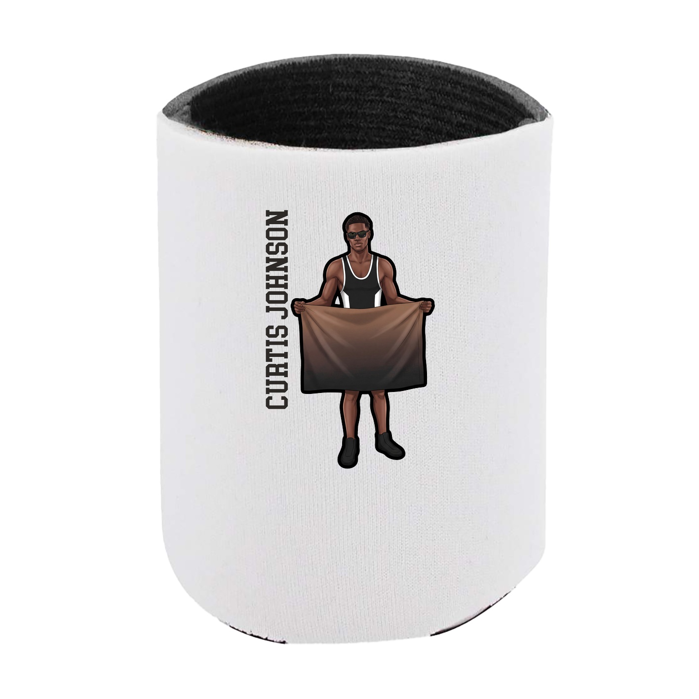 Can Holder — Name Vertical in White