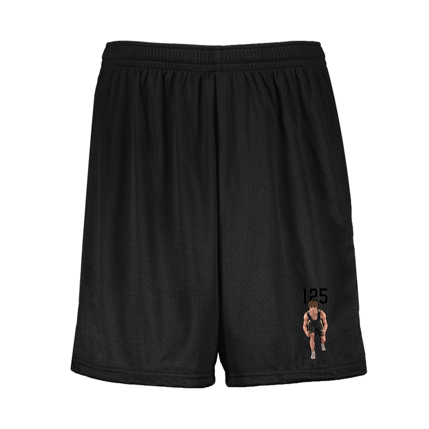 Shorts — Number Top in Black