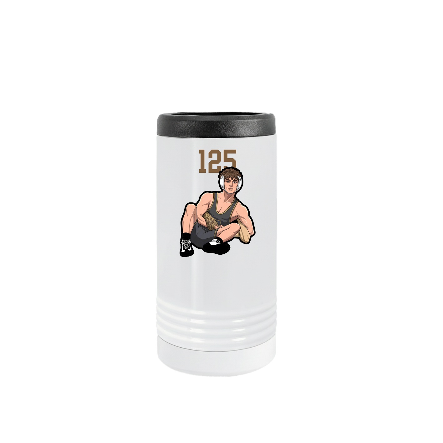 Slim Beverage Holder — Number Top in White