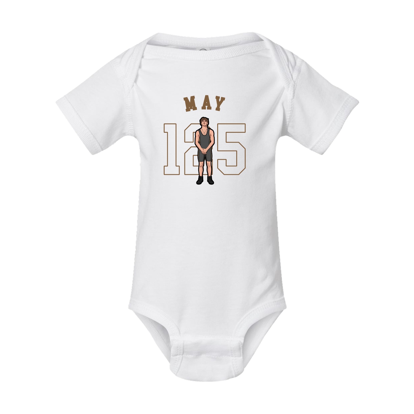 Baby Onesie — Shirsey Arch in White