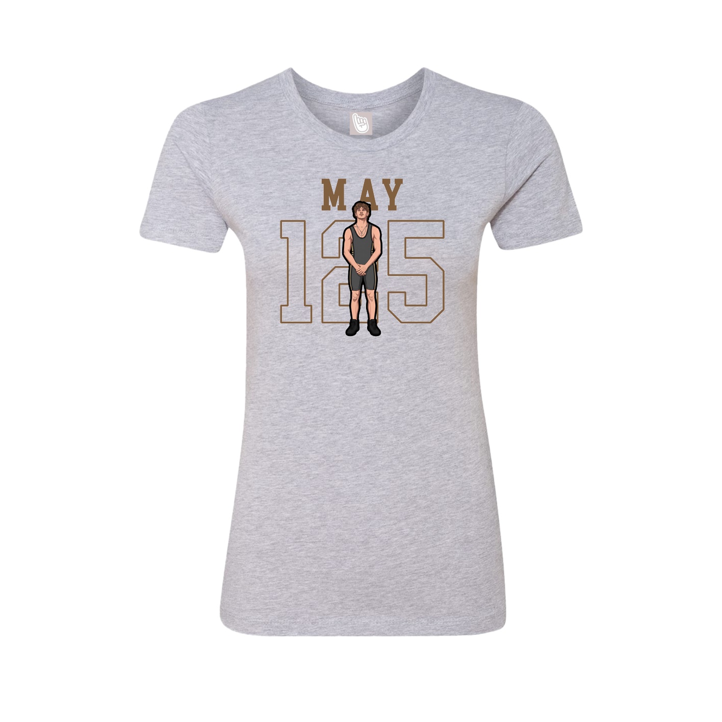 Fitted Women's Tee — Shirsey in Grey