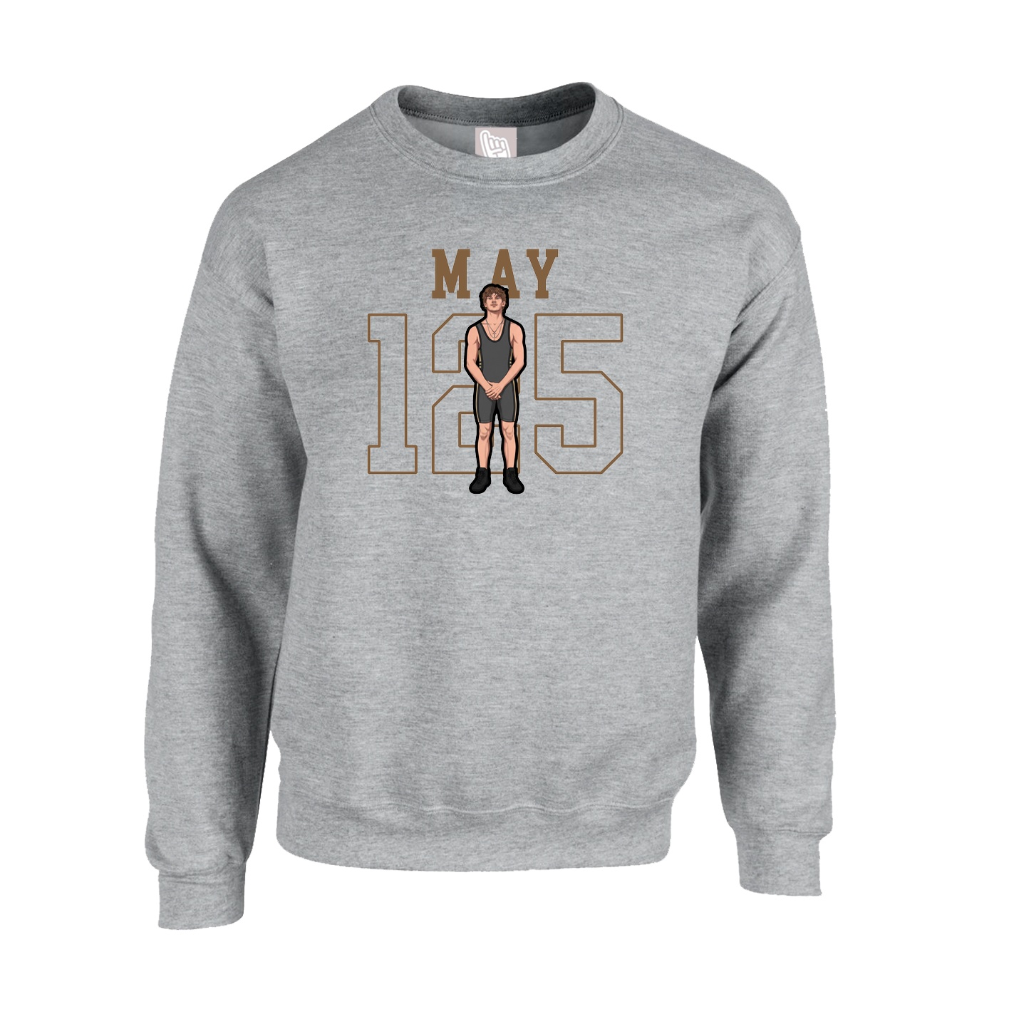 Fleece Crew — Shirsey in Grey