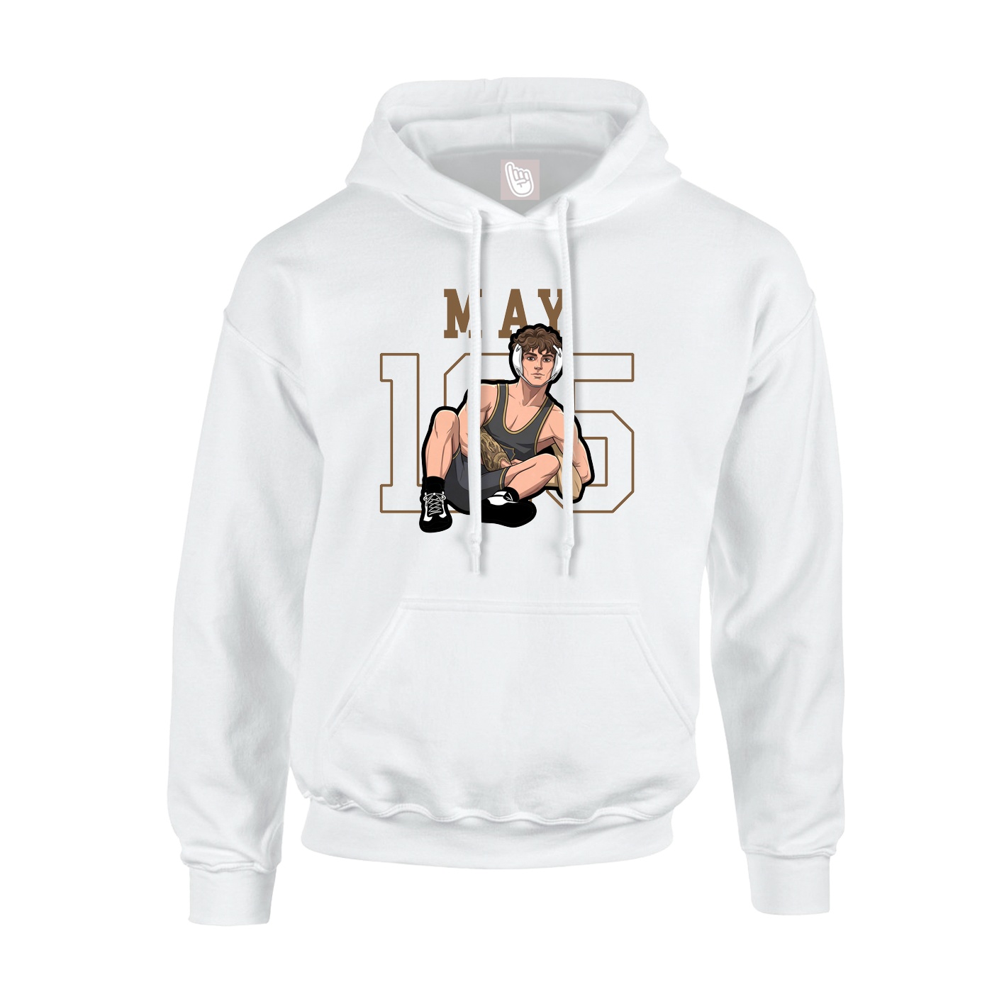 Hoodie — Shirsey in White
