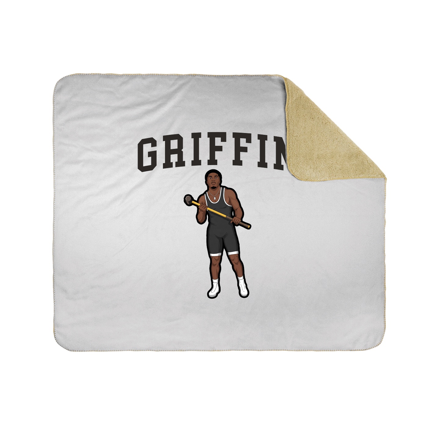 Throw Blanket — Shirsey in White
