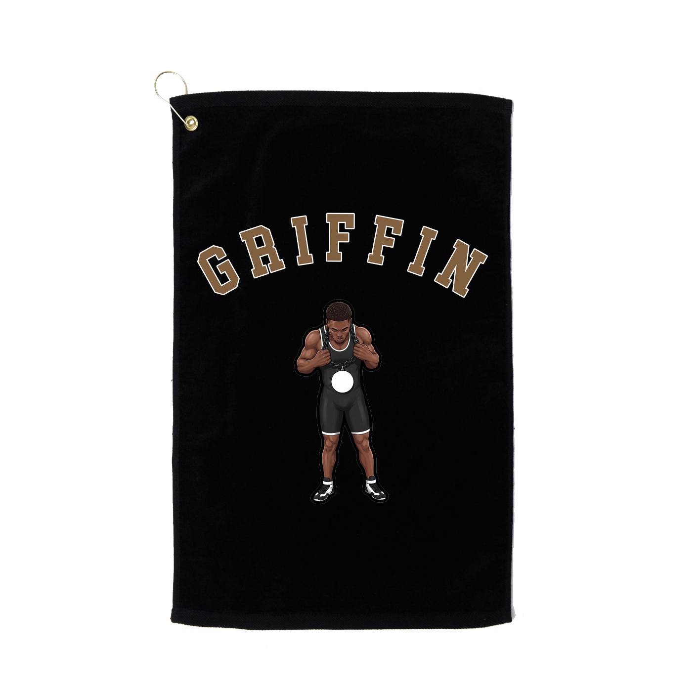 Golf Towel — Shirsey Arch in Black