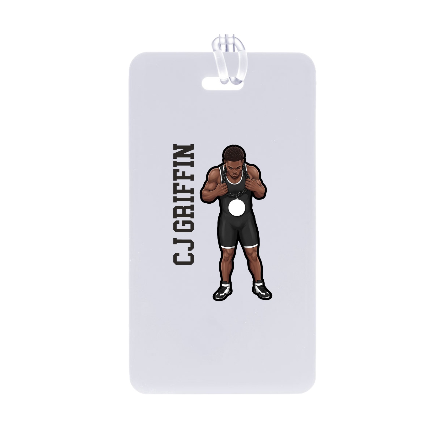 Bag Tag — Name Vertical in Classic