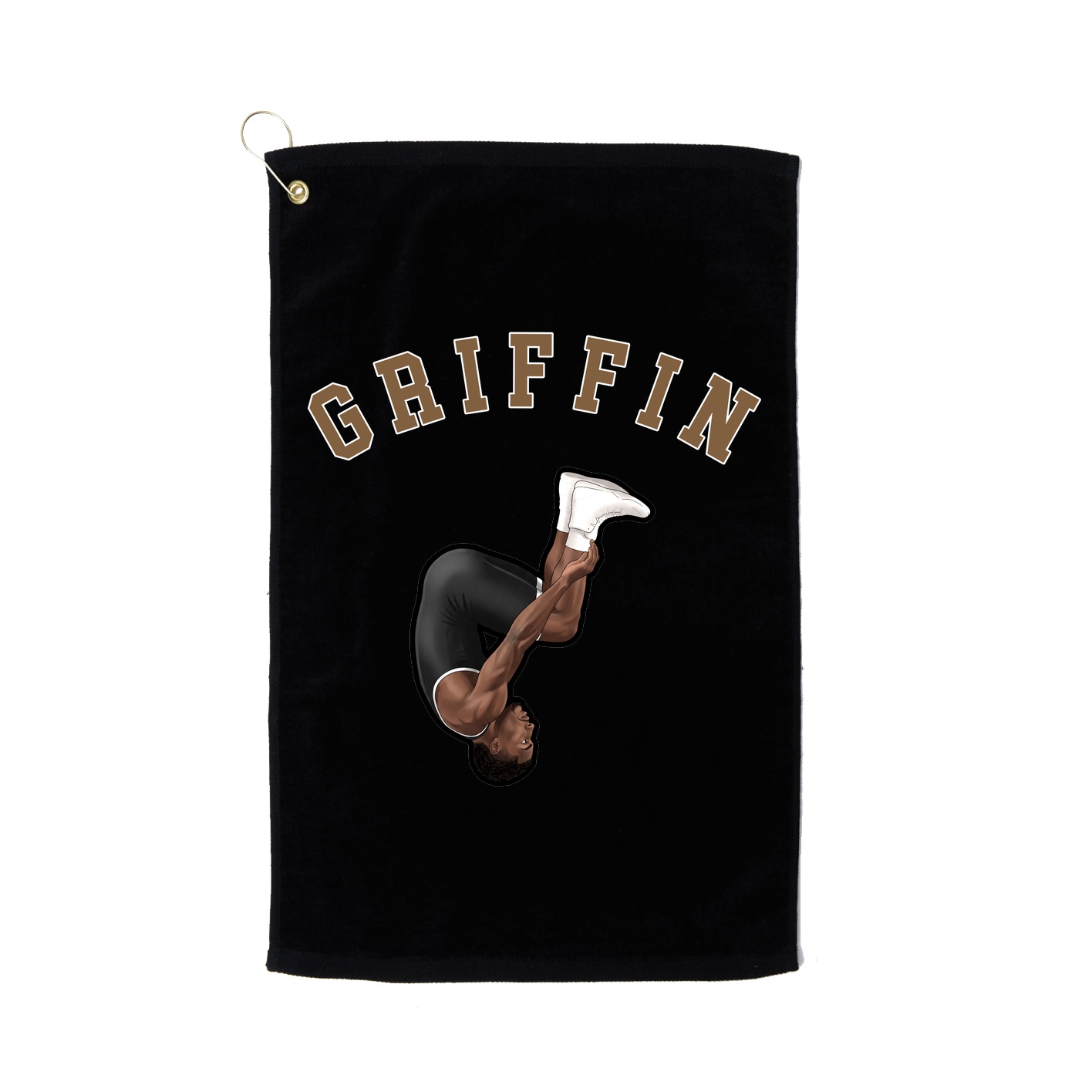 Golf Towel — Shirsey Arch in Black
