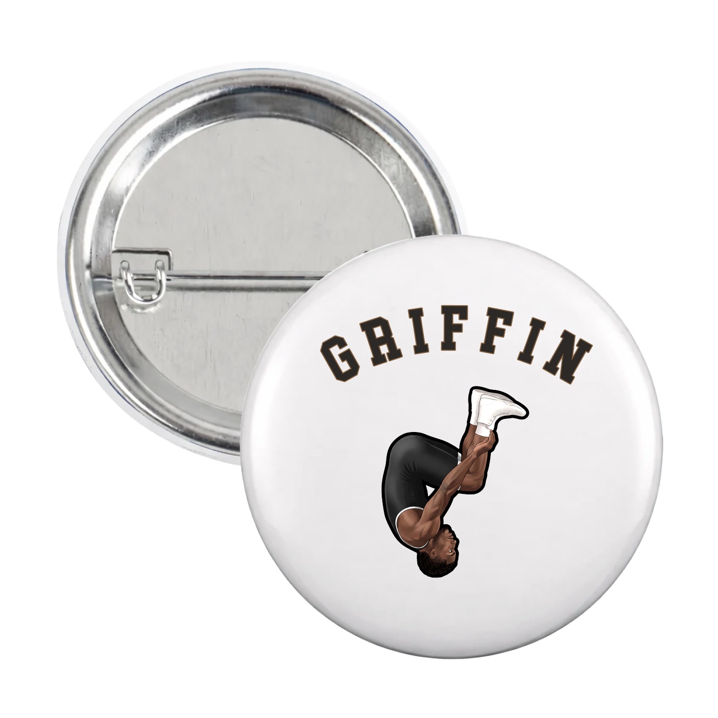 Game Day Button — Shirsey Arch in White