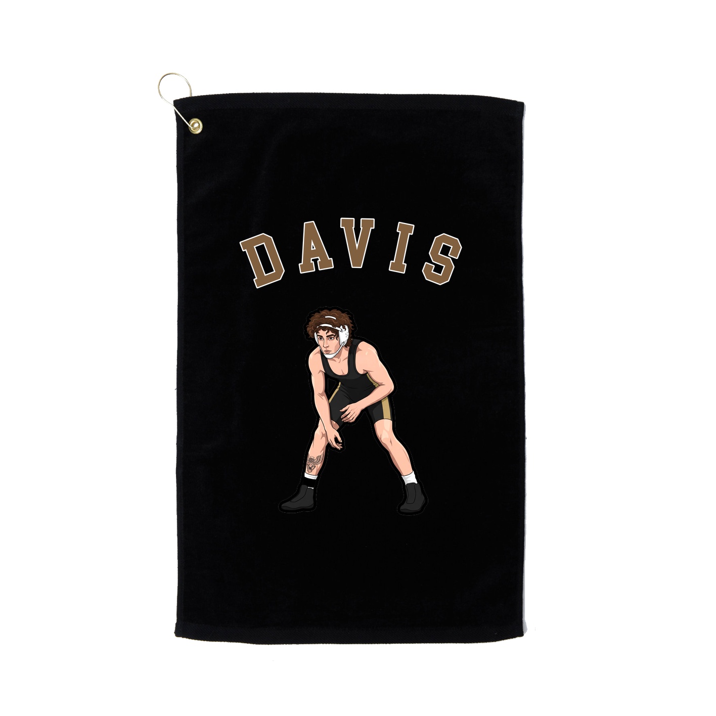 Golf Towel — Shirsey Arch in Black