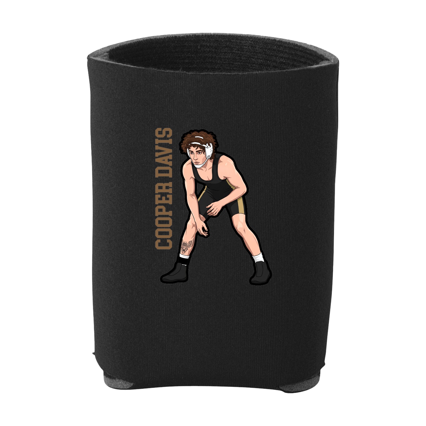 Can Holder — Name Vertical in Black