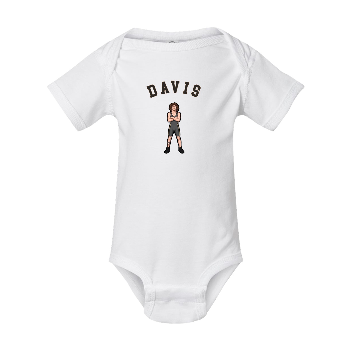 Baby Onesie — Shirsey Arch in White