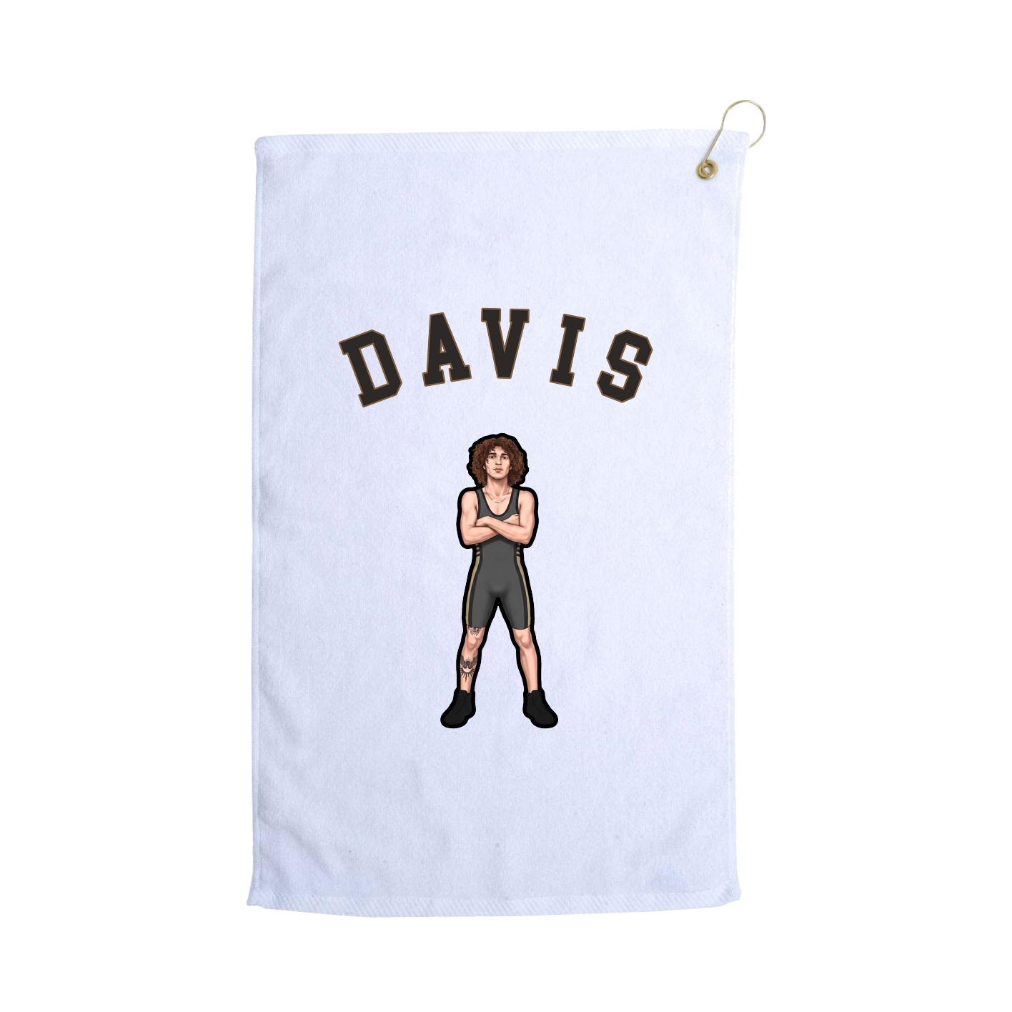 Golf Towel — Shirsey Arch in White