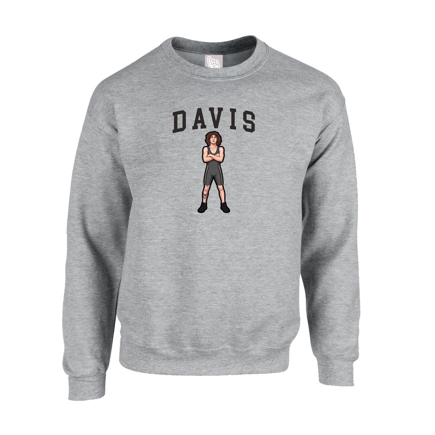 Fleece Crew — Shirsey in Grey