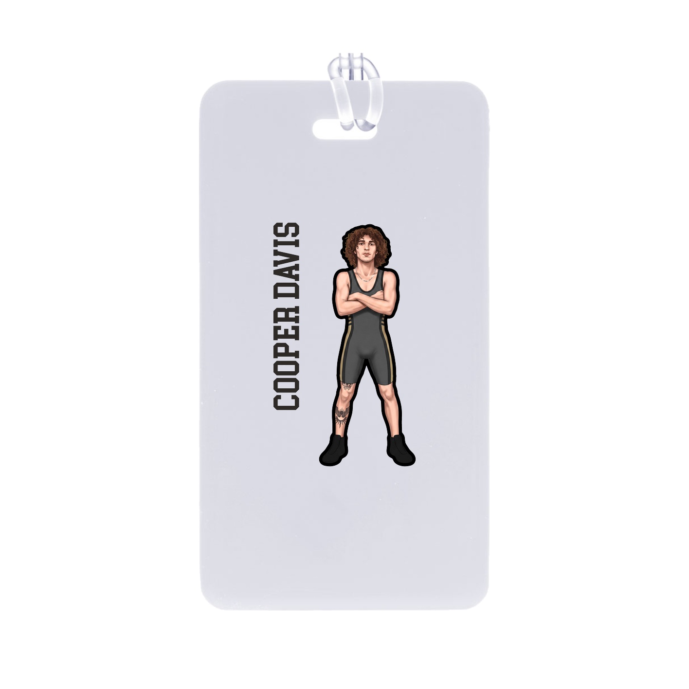 Bag Tag — Name Vertical in Classic