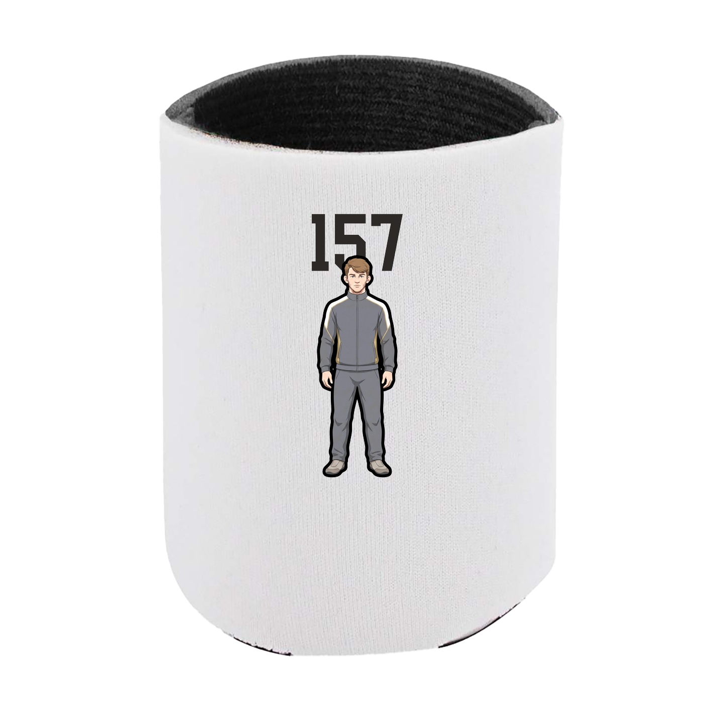 Can Holder — Number Top in White