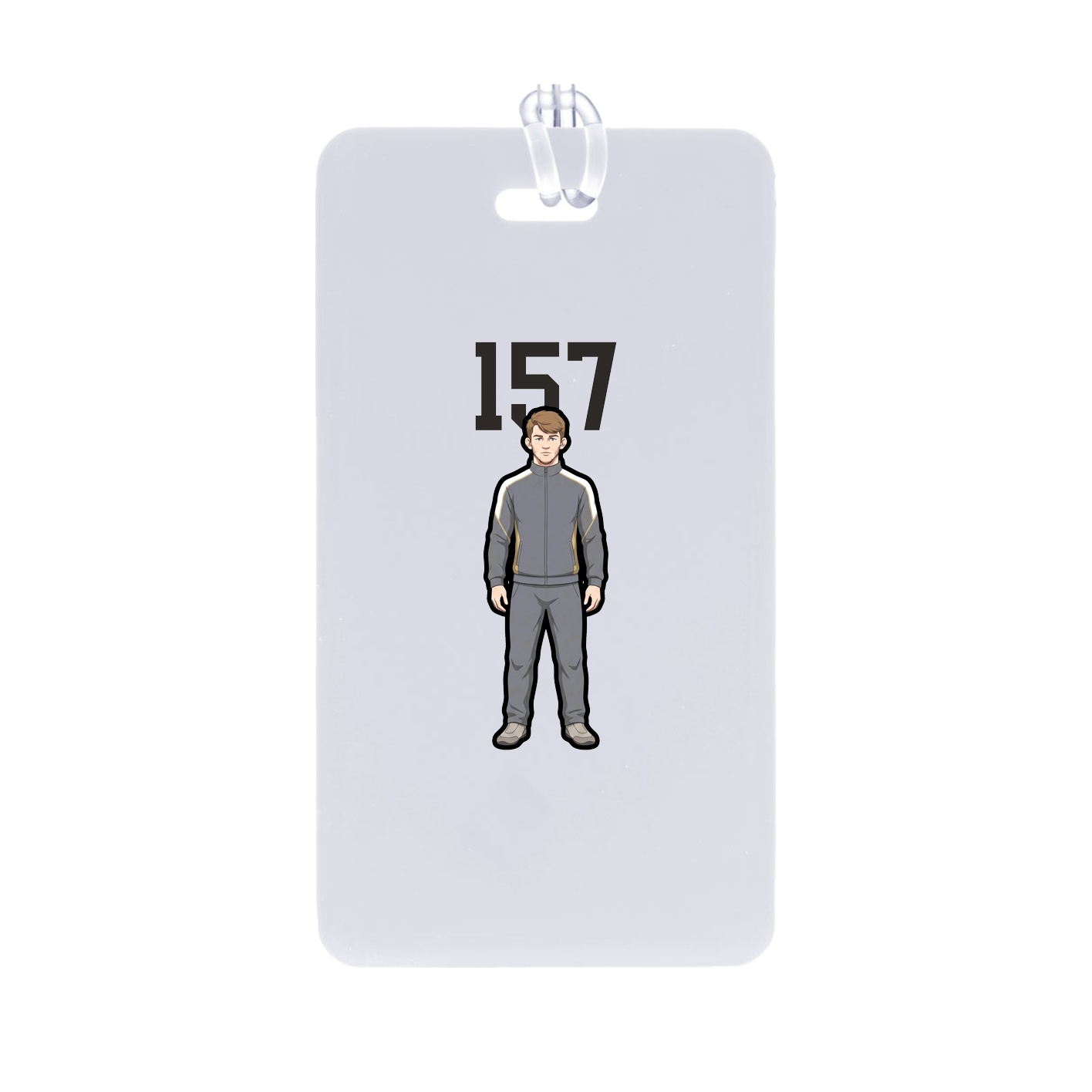 Bag Tag — Number Top in Classic