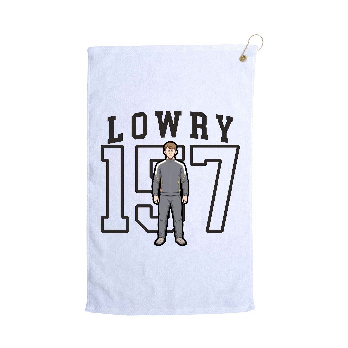 Golf Towel — Shirsey in White