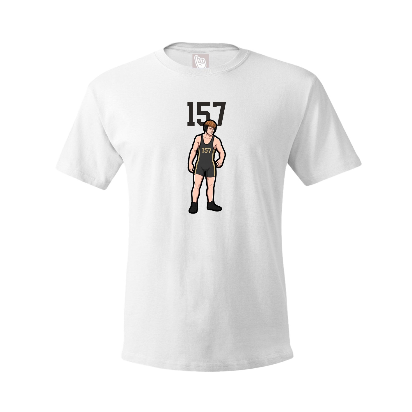 Tee — Number Top in White