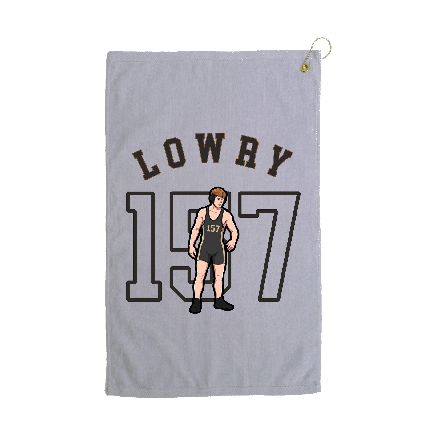 Golf Towel — Shirsey Arch in Grey
